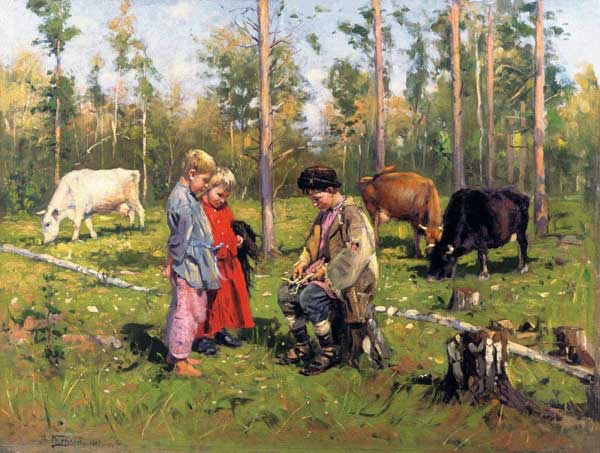 Пастушки. Маковский В.Г. 1903г.